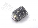 Jack connector/socket 3,5 mm female stereo met aan/uit functie